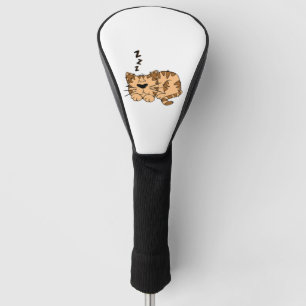 Cat Sleeping Golf Head Cover