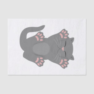 Cat Sleeping Tissue Paper