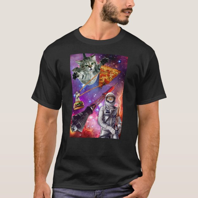 Cat Space Federation T-Shirt (Front)