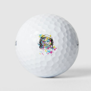 cat space golf balls