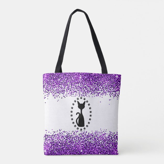 Cat Sparkle Tote bag! Bag (Back)