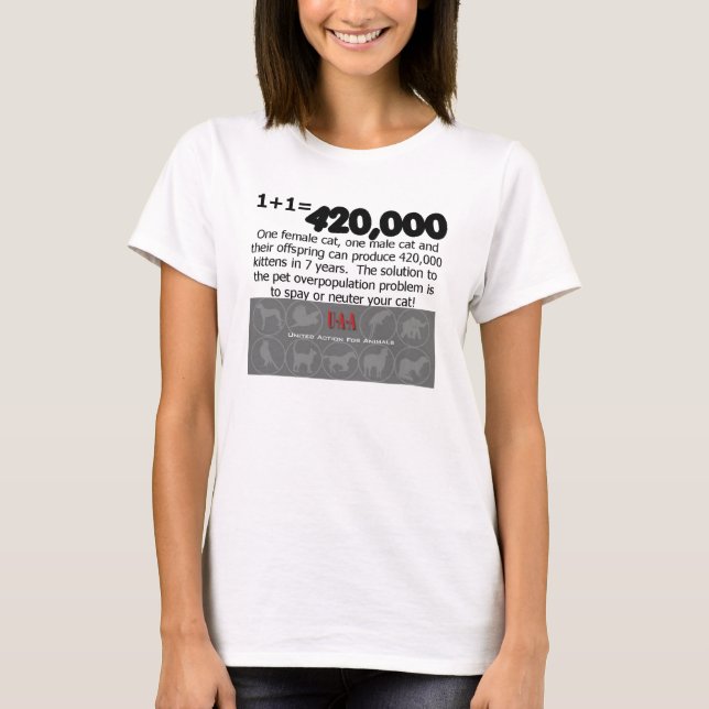 cat spay neuter t-shirt (Front)