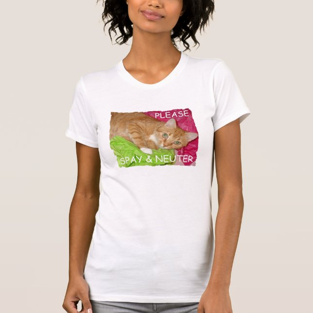 Cat Spay & Neuter Tank Top (Front)