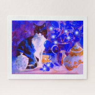 Cat spirits in art jigsaw puzzle