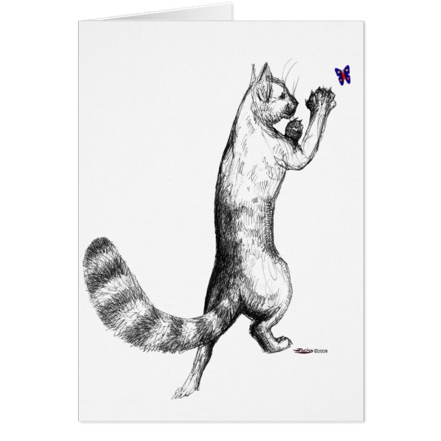 Cat Springing (Front)