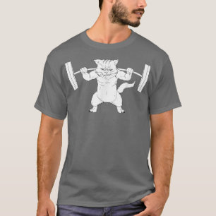Cat Squat Powerlifting T-Shirt