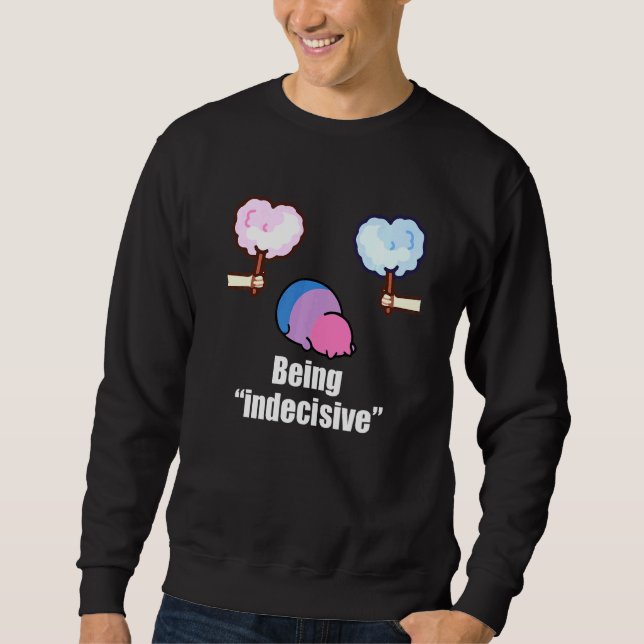 Cat Stack Bisexual Pride Cute Bi Flag Lgbt Animal Sweatshirt (Front)