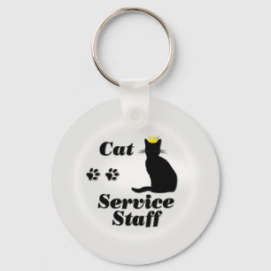 Cat Staff Keychain