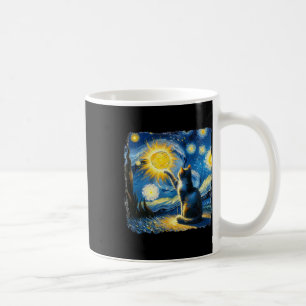 Cat Starry Night Van Gogh Cat For Cat Lover Cat Mo Coffee Mug