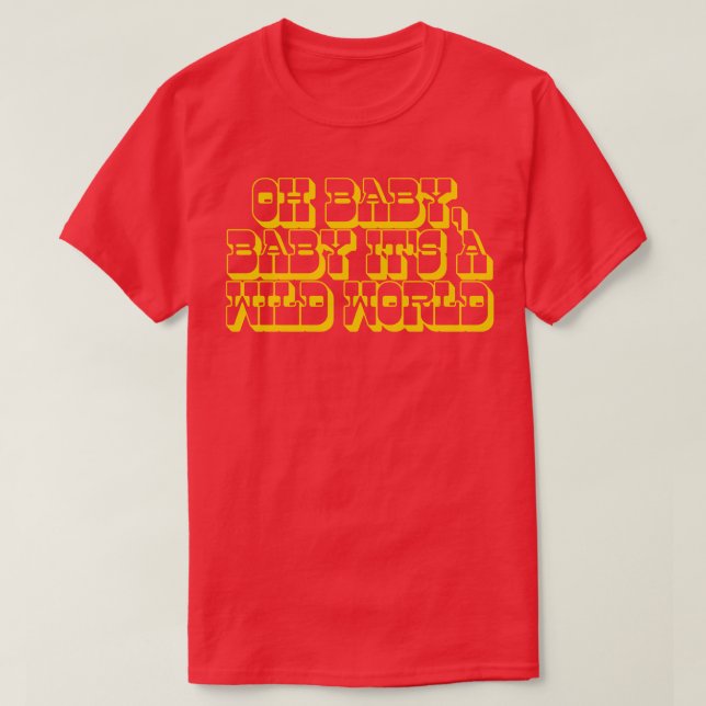 Cat Stevens Wild World 1 T-Shirt (Design Front)