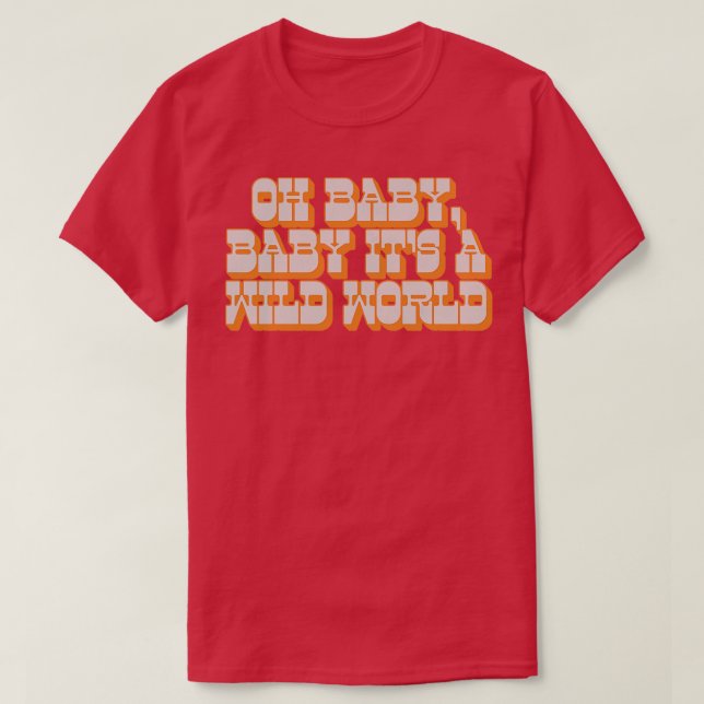 Cat Stevens Wild World T-Shirt (Design Front)