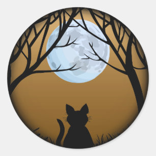 Cat Stickers Fun Halloween Cat Stickers Cat Lover