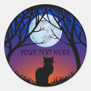 Cat Stickers Personalized Black Cat Stickers