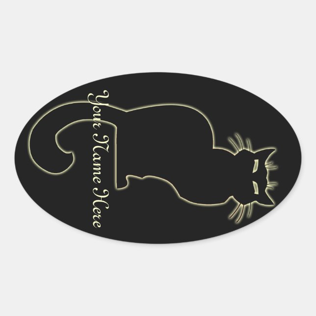 Cat Stickers Personalized Cat Stickers Cat Lover (Front)