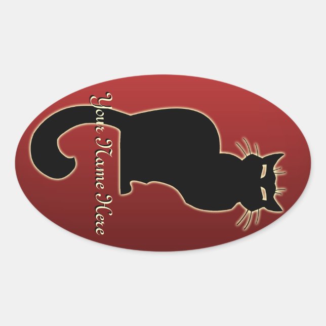 Cat Stickers Personalized Cat Stickers Cat Lover (Front)