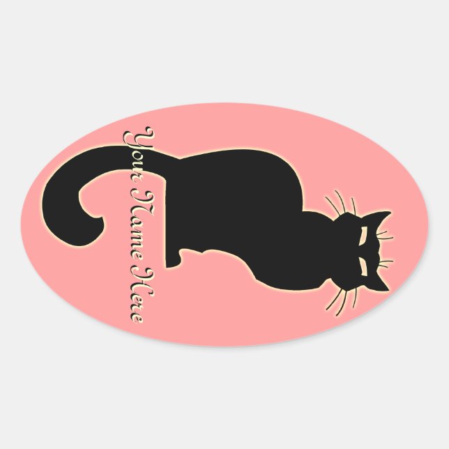 Cat Stickers Personalized Cat Stickers Cat Lover (Front)