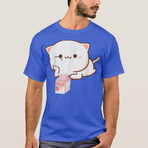 Cat Strawberry Milk Anime Japanese Kawaii  T-Shirt