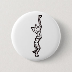 Cat Stretch! 2 Inch Round Button