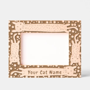 Cat Stretching Etched Frames