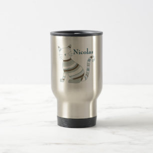 Cat Stripes Lover Travel Mug