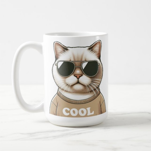 Cat style coffee mug (Left)