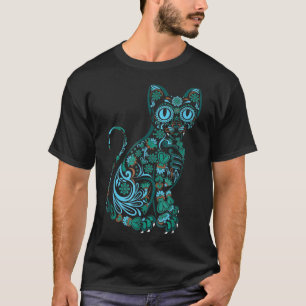 Cat Sugar Skull Earth Day Kitten Lover T-Shirt