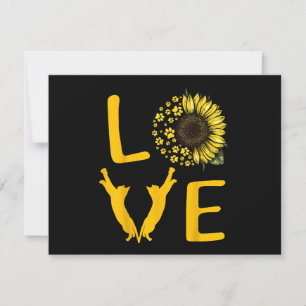 Cat Sunflower Gifts For Cat Lovers, Cat Mom Holiday Card