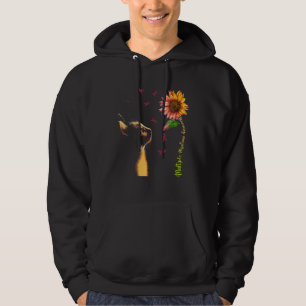 Cat Sunflower Multiple Myeloma Awareness Hoodie