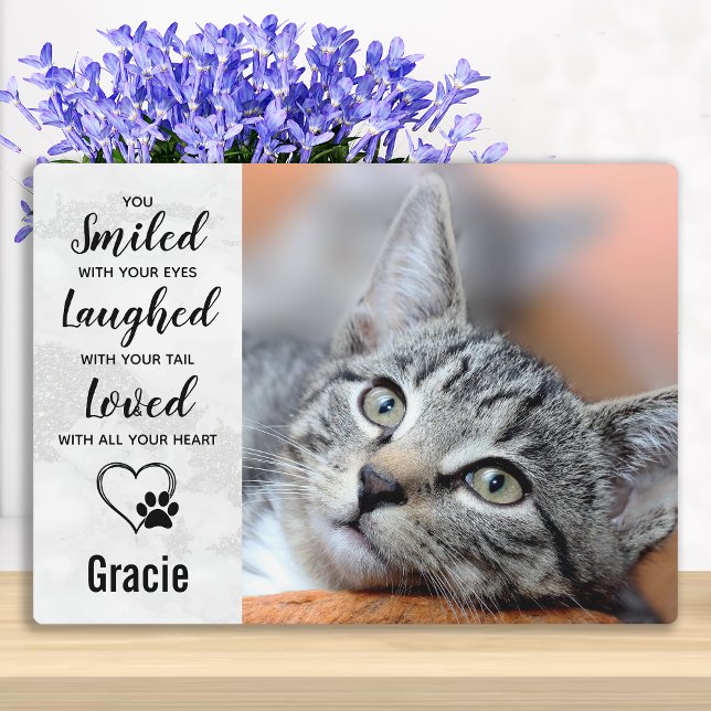 Cat Sympathy Keepsake Pet Memorial Plaque (Creator Uploaded)