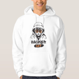 Cat t-shirt hoodie