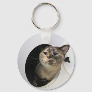 Cat T-Shirt Keychain