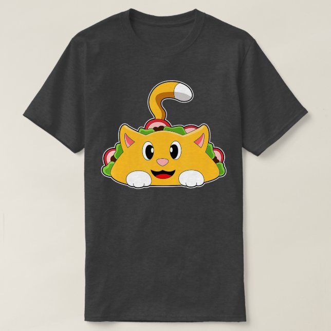 Cat Taco  T-Shirt (Design Front)