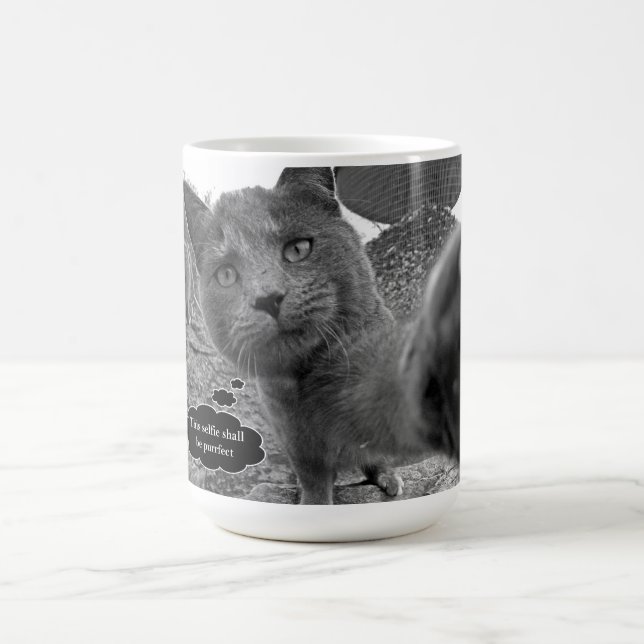 Cat Taking Purrfect Selfie Mug (Center)