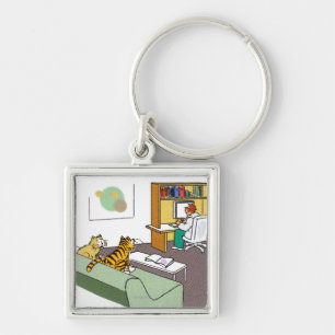 Cat Talk Keychain