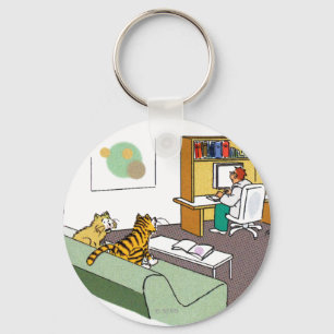 Cat Talk Keychain