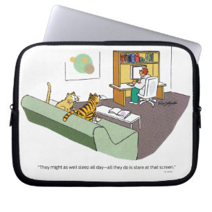 Cat Talk Laptop Sleeve