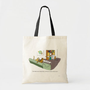 Cat Talk Tote Bag
