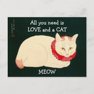 Cat Tama Postcard