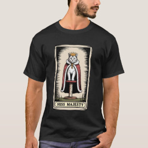 Cat Tarot Card Hiss Majesty Cat Scratching Post Tr T-Shirt