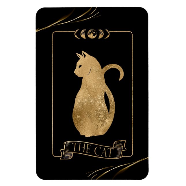 Cat Tarot Card Magnet (Vertical)