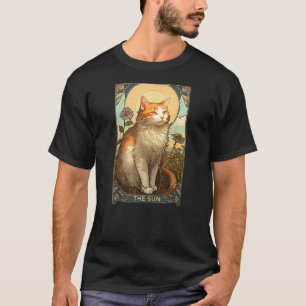Cat Tarot Card, The Sun Tarot Card, Art Nouveau T-Shirt