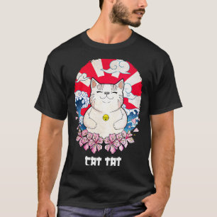 Cat Tat Cat Tattoo Kitten Tattooed Cat Mom 2 T-Shirt