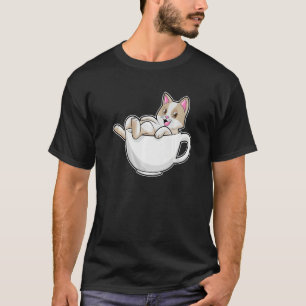 Cat Tea Cup T-Shirt