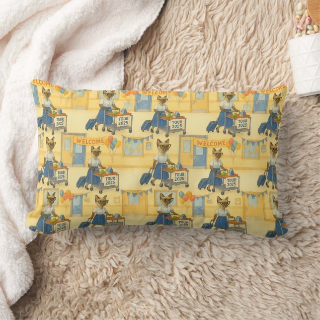 Cat teacher retirement 2025 for cat lovers lumbar pillow (Blanket)