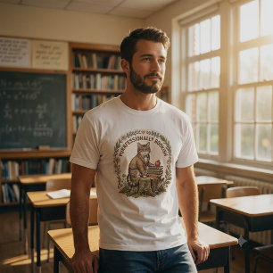 Cat Teacher T-Shirt    Vintage Cottagecore 