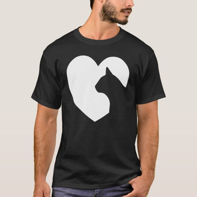 Cat   Tee  Mysterious Lovable Cat  Loving All Cats (Front)