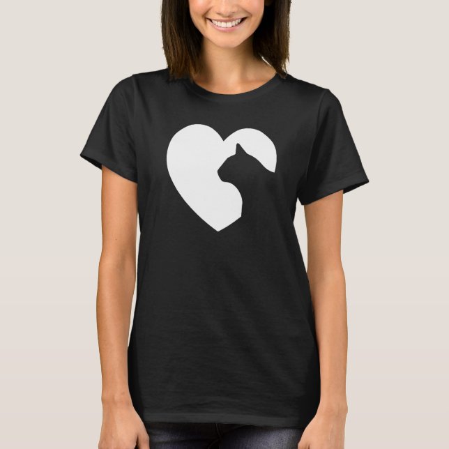 Cat  Tee Mysterious Lovable Cat Loving All Cats (Front)