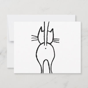 cat thank you card