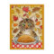 Cat Thanksgiving Turkey Dinner Fall Leaves