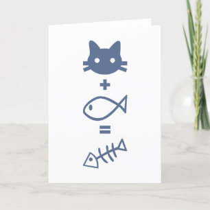 Cat-thematics Thank You Card